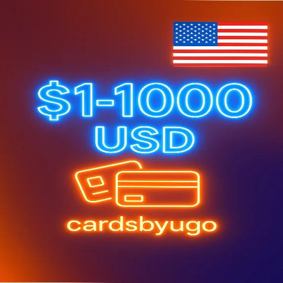 ✅Карта США/ЕС номиналом 1–1000 долларов действует везде