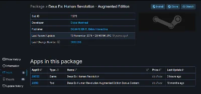 Deus Ex Human Revolution Augmented Edit. + DLC - Steam