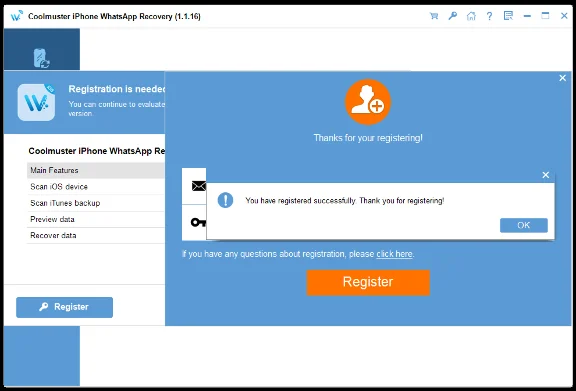 🧊 Coolmuster iPhone WhatsApp Recovery 📋 Аккаунт 🚀