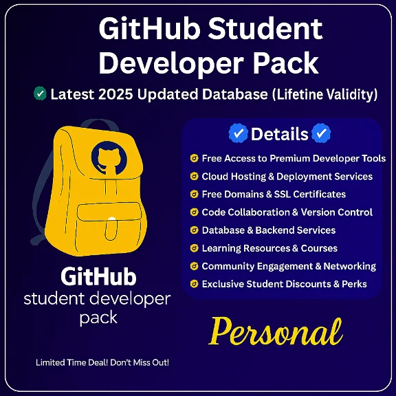 GitHub student developer pack