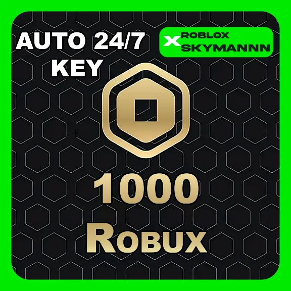 1000 ROBUX ROBLOX GLOBAL AUTO TOP-UP CARD 24/7