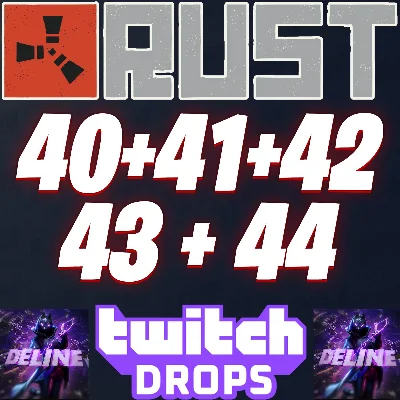 RUST TWITCH DROPS ✅ 40+41+42+43+44 РАУНДЫ (61 СКИН) ✨