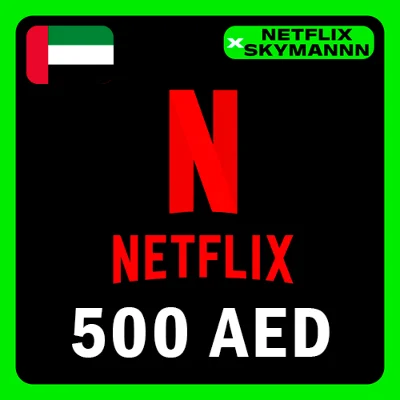 AUTO Top-Up Card Netflix 500 AED UAE 24/7