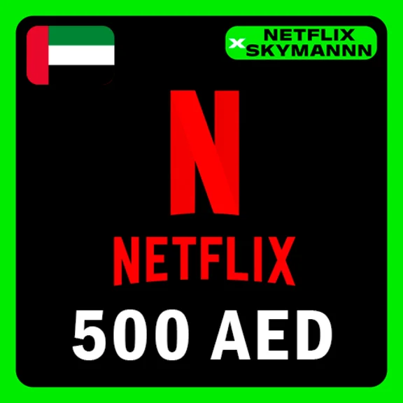 AUTO Top-Up Card Netflix 500 AED UAE 24/7