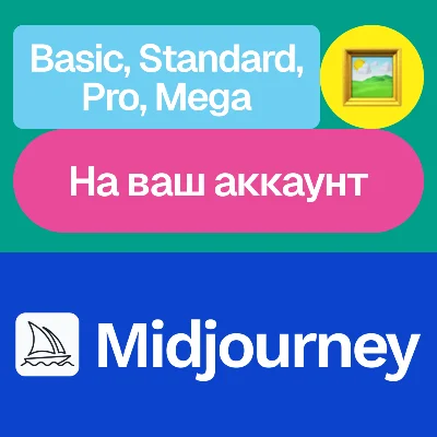 🎨Midjourney | Basic, Standard, Pro, Mega | No login