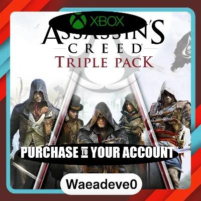 Assassin´s Creed Triple Pack xbox Purchase on your acc