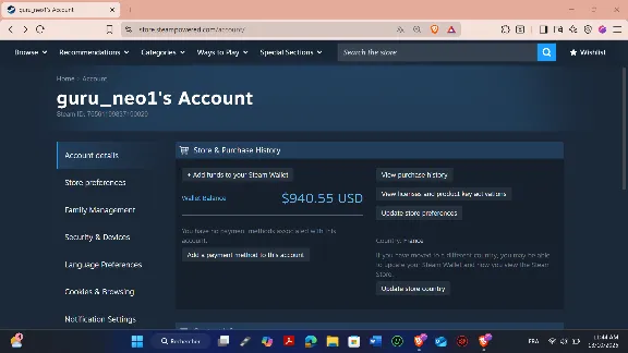 АККАУНТ STEAM ЛИЧНЫЙ🔥 940$ БАЛАНС И ИГРЫ🔥