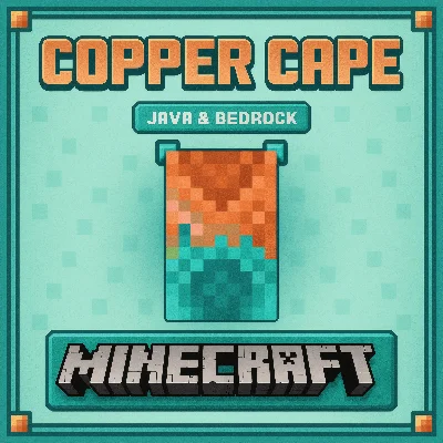 MINECRAFT | COPPER CAPE | ПЛАЩ/СКИН | JAVA & BEDROCK