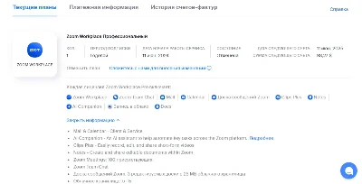 Подписка Zoom Workplace (Pro/Business) 1-12 месяцев