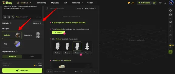 🤖 Meshy Ai | Pro, Studio, кредиты |  Месяц | Ваш акк