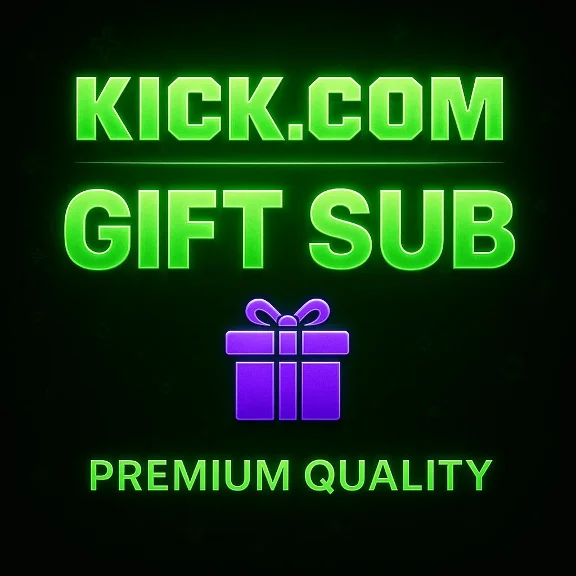 Подарочная подписка Kick Sub/Быстрая доставка⚡