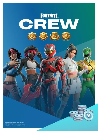 FORTNITE CREW EGS (Battle Pass + 1000 VBUKS) - 1 month