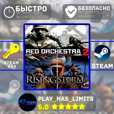 🔑Red Orchestra 2: HoS + Rising Storm STEAM Global+РФ