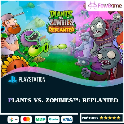 ✅  Plants vs. Zombies 2025 🔵 PS5/PS4🚀Выбор региона