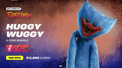 Huggy Wuggy Fortnite Bundle