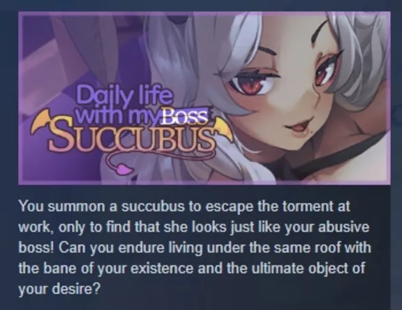 Daily life with my succubus boss STEAM РОССИЯ