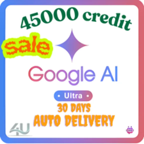 Account Google Gemini AI Ultra Veo3 45k Credit 30 days