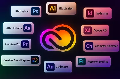 🎨 Adobe Creative Cloud в вашей почте | 1–6 месяцев ✨️