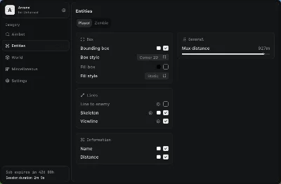 Working Arcane cheat for the game Unturned