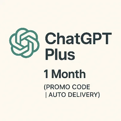 ChatGPT Plus 1 Month (PROMO CODE | AUTO DELIVERY)
