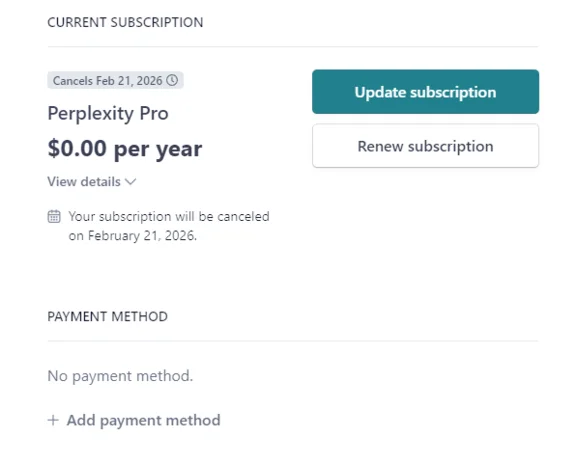 Perplexity AI Pro + Comet | 1 Year | Easy | Instant