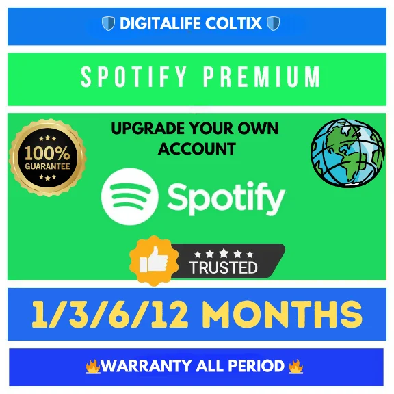 🔥Премиум-подписка на Spotify на 1/3/6/12 месяцев