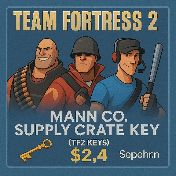 Ключ от ящика с припасами компании Mann Co. TF2