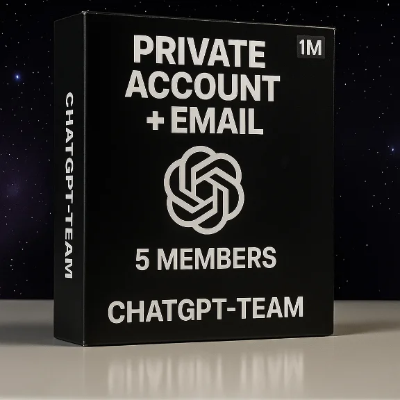 Chatgpt Team 1 month full admin (add up to 4 person)