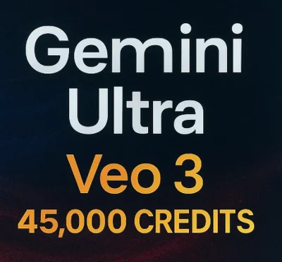 GEMINI ULTRA VEO 3 — 45 000 КРЕДИТОВ АККАУНТ