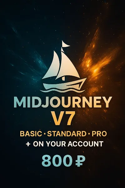MIDJOURNEY ✅СТАНДАРТНЫЙ/БАЗОВЫЙ/МИНИ-ПЛАН✅ НА ВАШ АККАУ