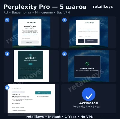 Perplexity Pro-1 Year| Instant Activation by Link| AIs