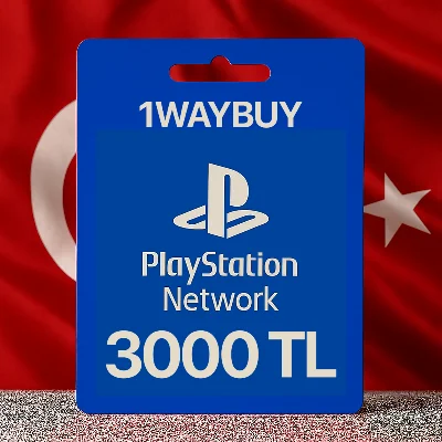 ТУРЦИЯ PlayStation Netwoк 3000 TRY Подарочная карта код