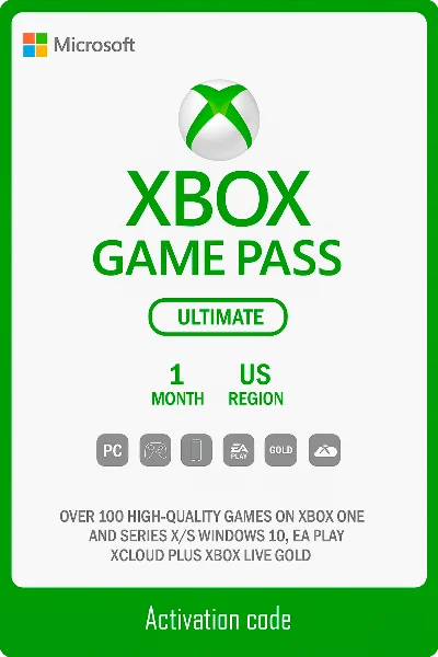 🚀XBOX GAME PASS ULTIMATE 1 MONTH / US ONLY / RENEW
