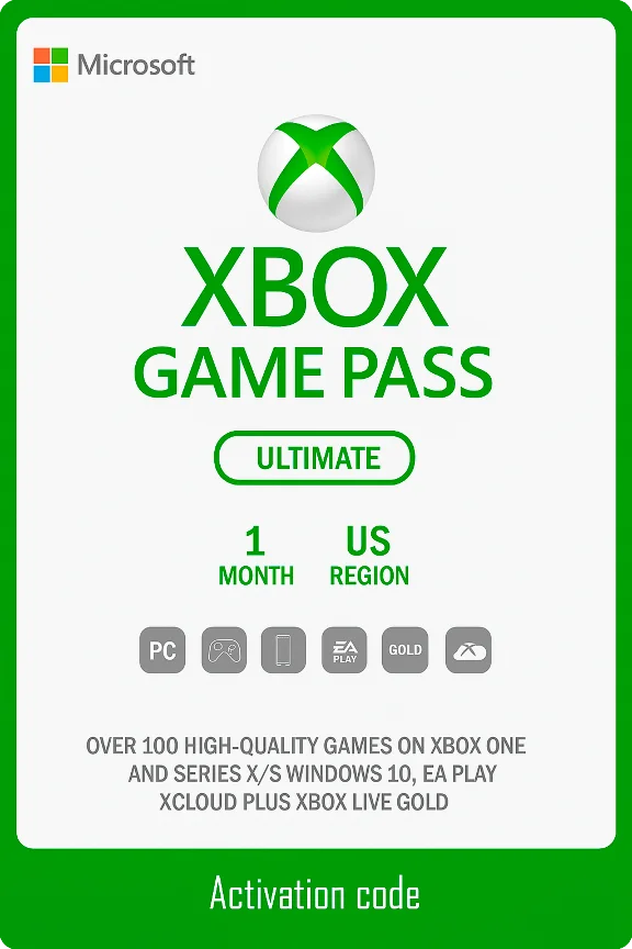 🚀XBOX GAME PASS ULTIMATE 1 MONTH / US ONLY / RENEW
