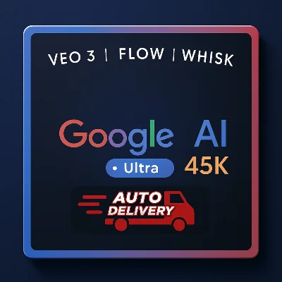 Gemini Ai ULTRA | Veo3.1 FLOW | 45000 Credits | 1 MONTH