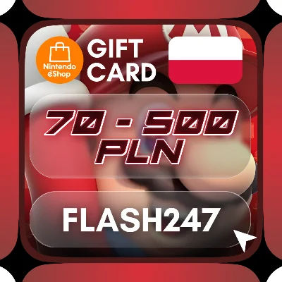 Подарочная карта Nintendo eShop PL | 70–500 злотых