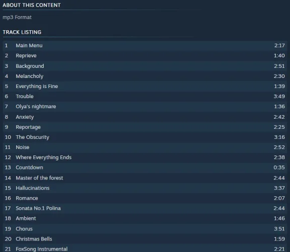 🎶Tiny Bunny/Зайчик: Full Soundtrack {Steam Key/Global}