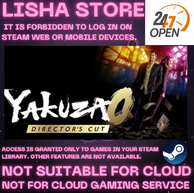 Yakuza 0+Director´s Cut Стим Оффлайн на 90 дней