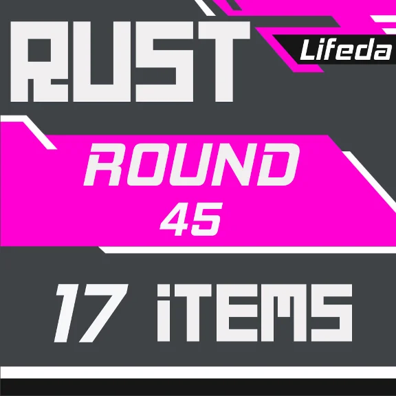 RUST【TWITCH DROPS】SKINS | Round 45 | 17 ITEMS | + GIFT