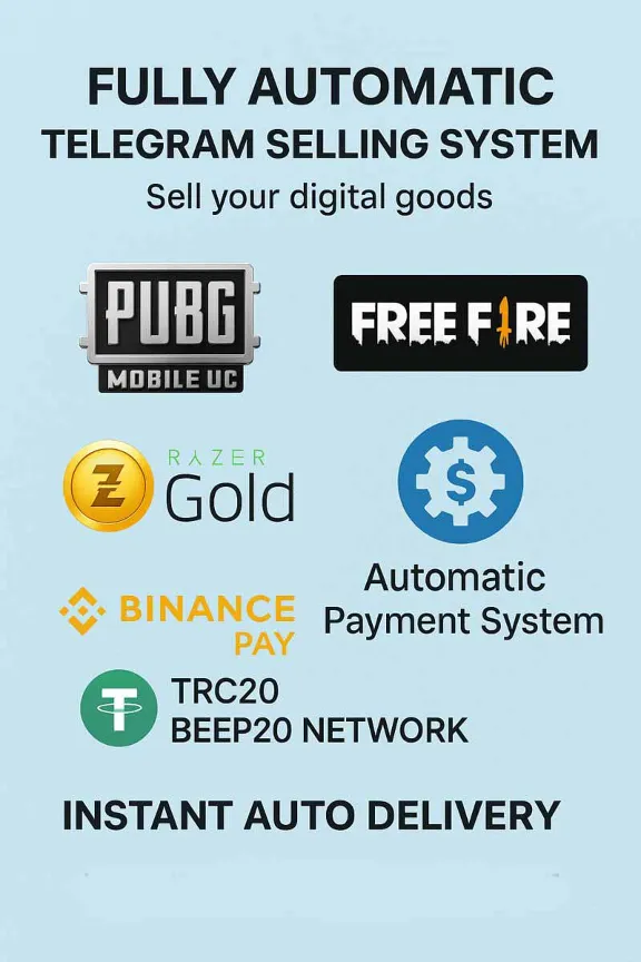 Telegram Auto-Selling System for Digital Goods