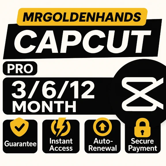 CapCut Pro–1/3🔒Личный аккаунт🔒
