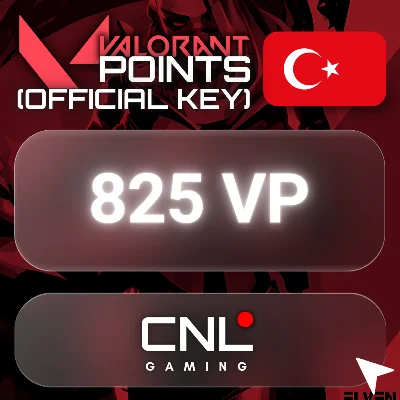 ⭐️ 825 VP - Valorant Points (Official KEY) - Turkey