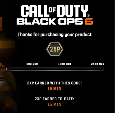 Double XP / DUAL XP / MONSTER ENERGY /CoD Black Ops 6/7