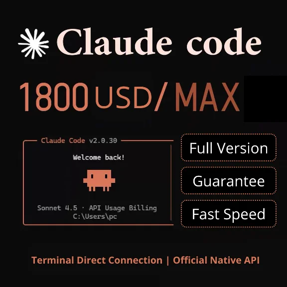 Claude AI | Claude Code Max 1800USD | Claude Code API|