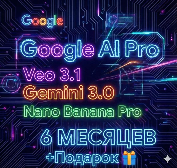 Antigravity Gemini 3 Pro 6+ месяцев |NanoBanana Pro VEO