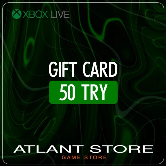 Подарочная карта Xbox Live на 50 TRY ₺ (Турция)