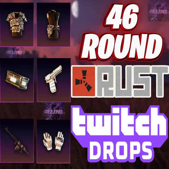 RUST TWITCH DROPS ✅ 46 РАУНД АВТОВЫДАЧА ✨ 6/6 СКИН