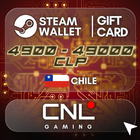 Steam Wallet Chile 4900–49000 CLP (подарочная карта)