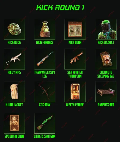 РАСТ ПРЕДМЕТЫ【КИК ДРОПЫ】Раунд 1+2 | 18 СКИНОВ + ПОДАРОК