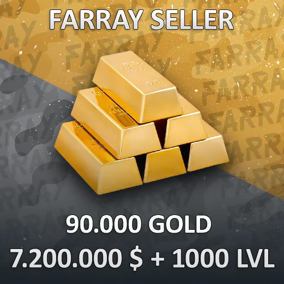 Купить RDO • 90.000 GOLD + 7.200.000 $ + 1000 LVL RED DEAD RDR